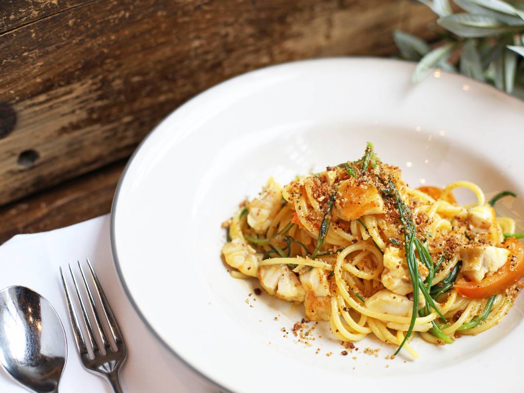 Gurnard Pasta Dish with Breadcrumbs 2000px