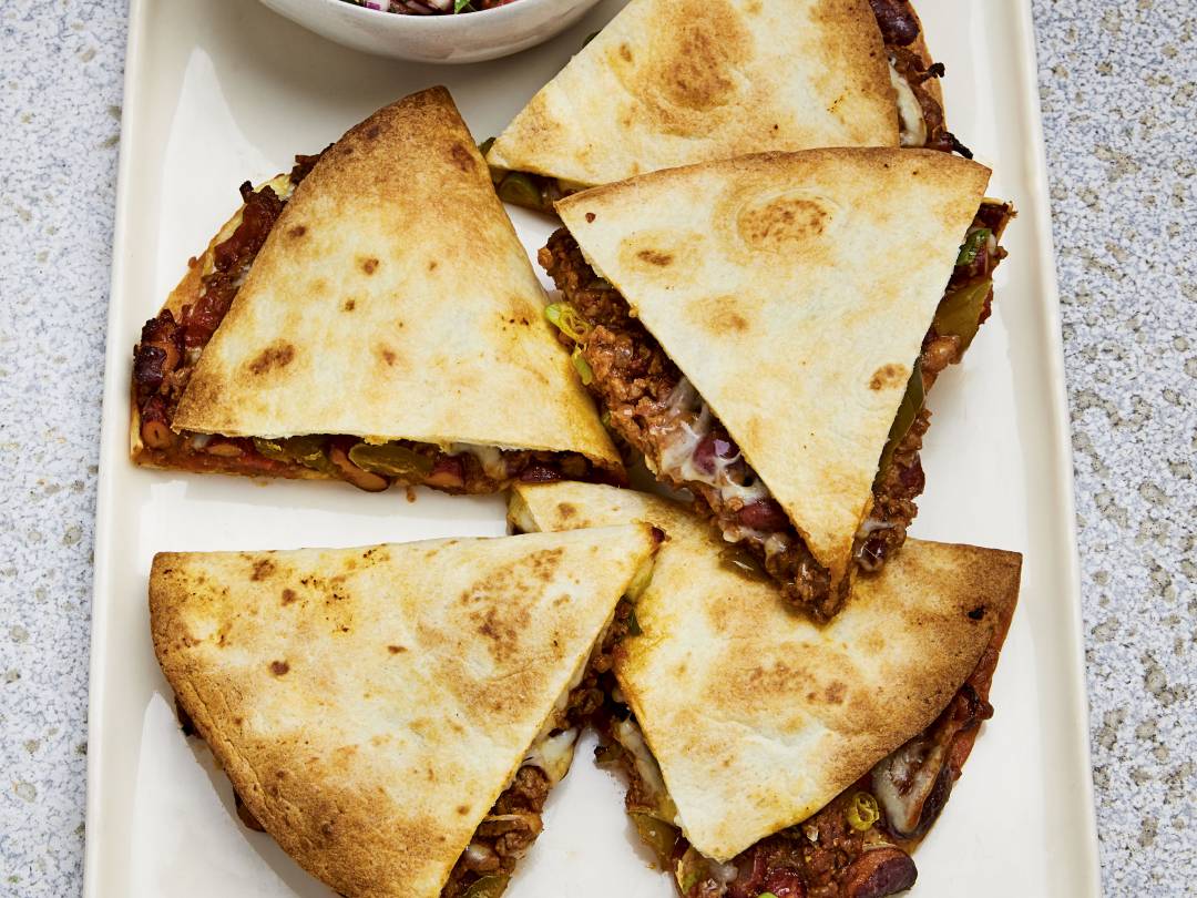 Q+D Mexican Beef Quesadillas 