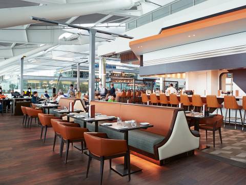 Plane food main floor interior