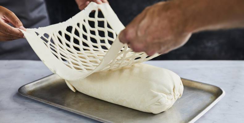 GRA Beef Wellington masterclass Pastry lattice assembling 290721 4 tg1prb