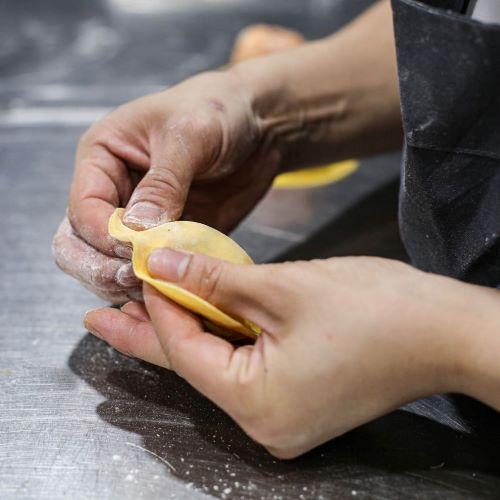 RGR lobster ravioli making small